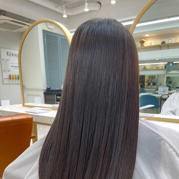 《髪質改善》ダメージを抑えた施術・柔らかなストレートが◎　前髪縮毛矯正もおまかせ♪|appri by Rien 浦和2号店
