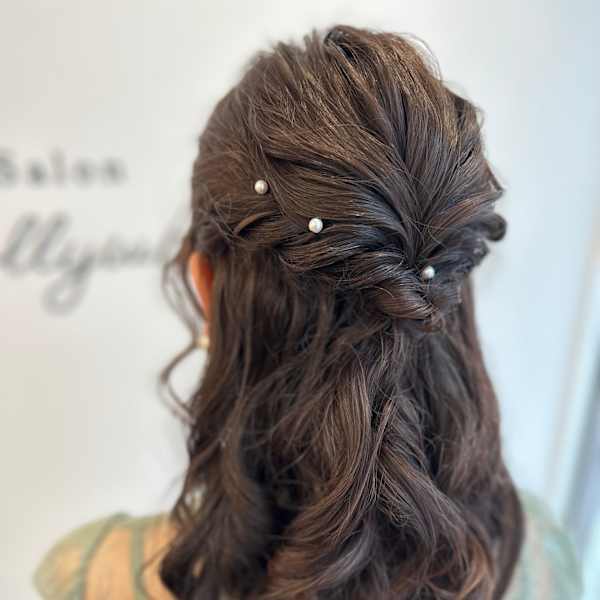 結婚式や二次会、パーティー、女子会、デート、卒業式など♪お手軽にあなたにピッタリのヘアセットを提案☆|Salon Hollywood