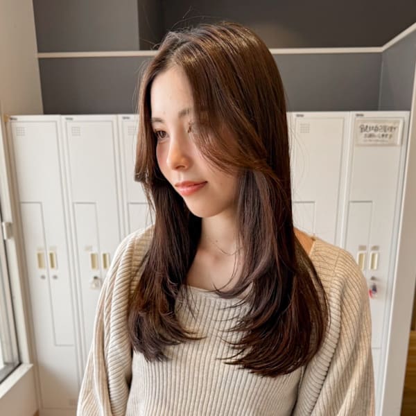 似合わせ韓国風カットで小顔効果|AND FINE hair beauty 白楽町エスパーク店