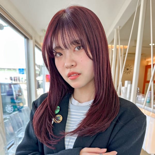 前髪だけ縮毛矯正で印象アップ|＆Fine hair beauty 玉島店