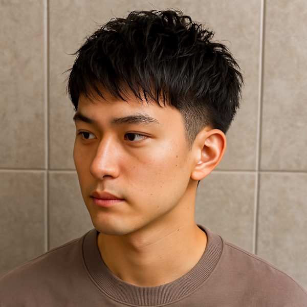 清潔感で差をつける。大人男子の好印象ショート。|髪質改善&似合わせレイヤーbalance.ハレまち通り岡山駅前店