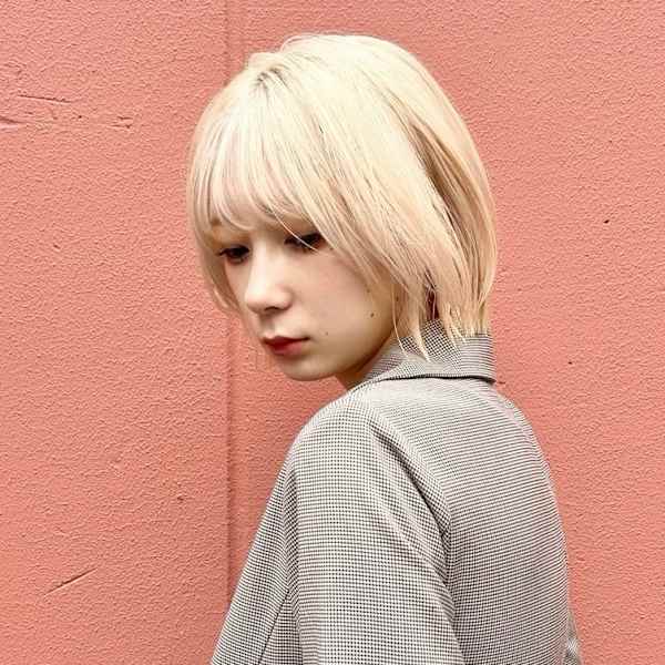 ブリーチリタ+ケアカラー+カット/9300 【新宿】|miel hair新宿 ケアブリーチ 髪質改善 スパ