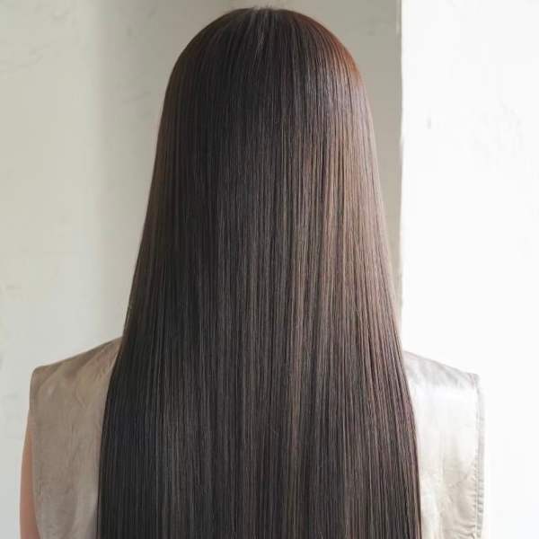 キラ髪縮毛矯正+カット+シルクトリートメント+前処理tr/8300|miel hair新宿 ケアブリーチ 髪質改善 スパ