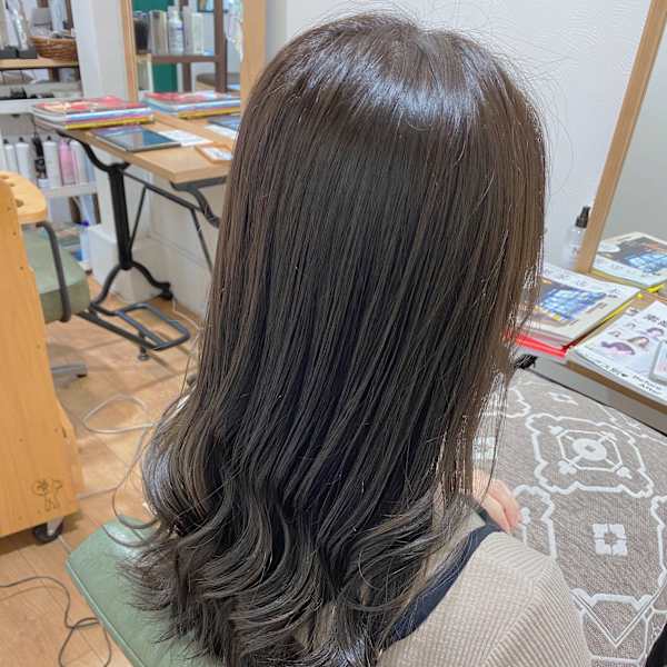 まるで光をまとうような透明感 プレミアムイルミナカラー|am hair design 仙台 八幡