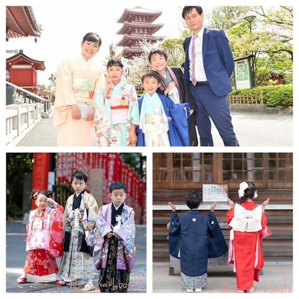 出張可◎・七五三プロカメラマンのロケーションフォト（全データ付）プランも好評です♪|美容室ブロッサム