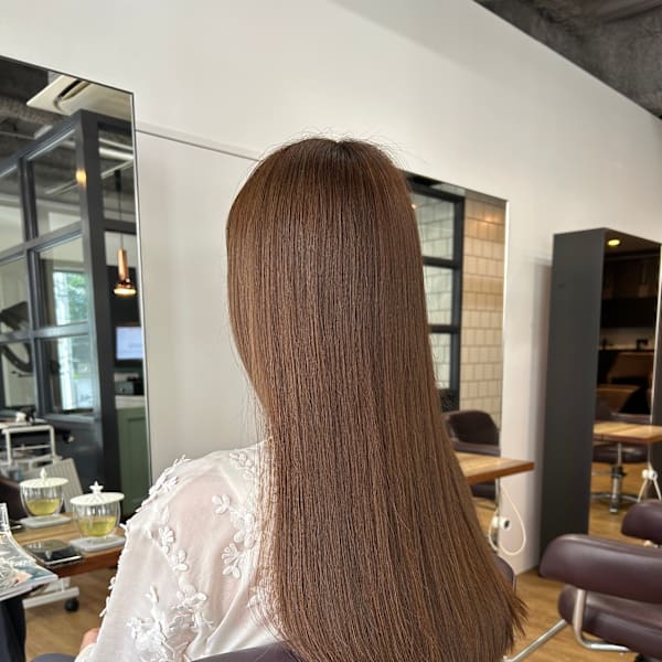 骨格補正カット+透明感カラー+カシミヤトリートメント|anon