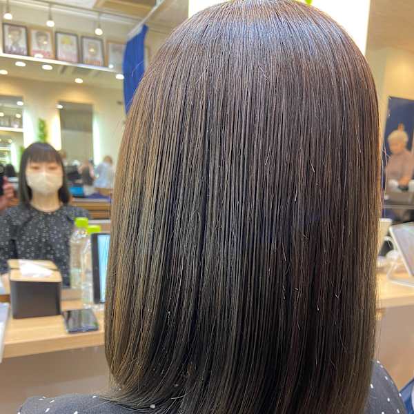 【★縮毛矯正もカラーも一日で!★】水縮毛矯正+水カラー+nina似合わせカット|nina 【ニーナ】三軒茶屋