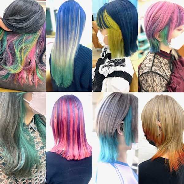 ハイトーンやブリーチ、デザインカラーもお任せください♪|SHALLTIA 岩国