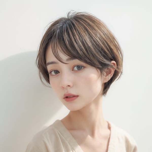 【五橋駅徒歩4分/全席半個室】明るい色も楽しめる♪白髪をカバーしながら、ツヤのある上品な髪色に！|Regarita