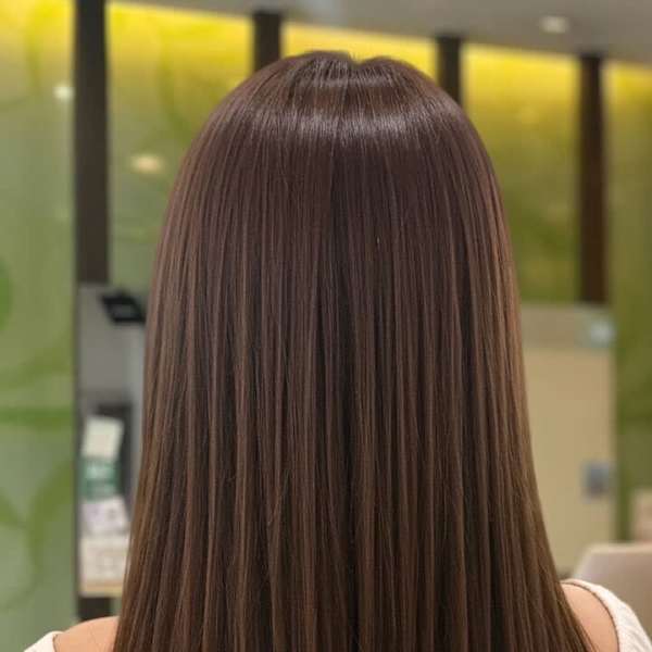 《olive独自の髪質改善トリートメント+オーガニックカラー♪》|Hair studio Olive 南森町店