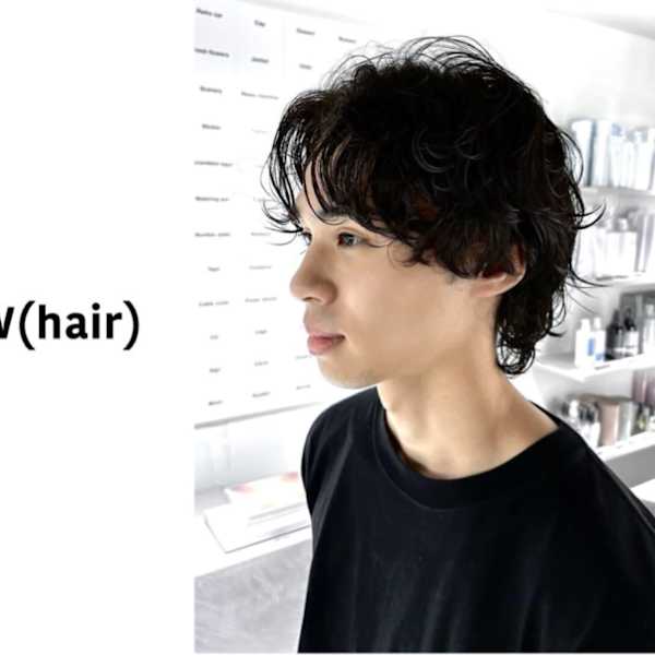 ◆大人メンズ歓迎。自然なパーマ×清潔感スタイル◆清潔感・自然さを大切にした“大人男性のためのパーマ”|BURROW