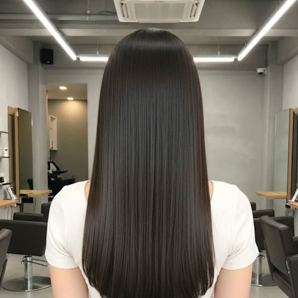 「縮毛・ストレートは痛む！？」の概念を覆す、従来の縮毛矯正よりダメージを軽減した薬剤を使用◎上野|kearny -メンズパーマ&メンズカット- 上野