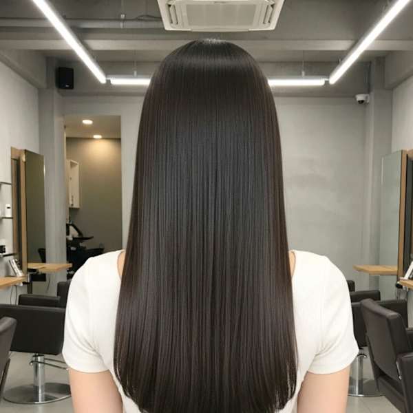 「縮毛・ストレートは痛む！？」の概念を覆す、従来の縮毛矯正よりダメージを軽減した薬剤を使用◎新小岩　|elu 新小岩【エル】