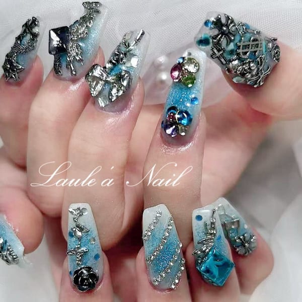 【長さ出しが得意なサロン】|Laule'a Nail 新宿