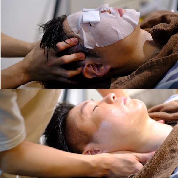 ヘッドスパ・フェイシャル・造顔マッサージ自慢のサロン|men's barber Amo