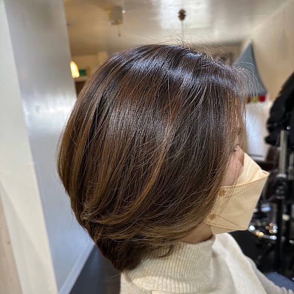 クセや毛量も計算した、360度どこから見ても綺麗なシルエットに☆イメチェンもお任せください!|nico hair