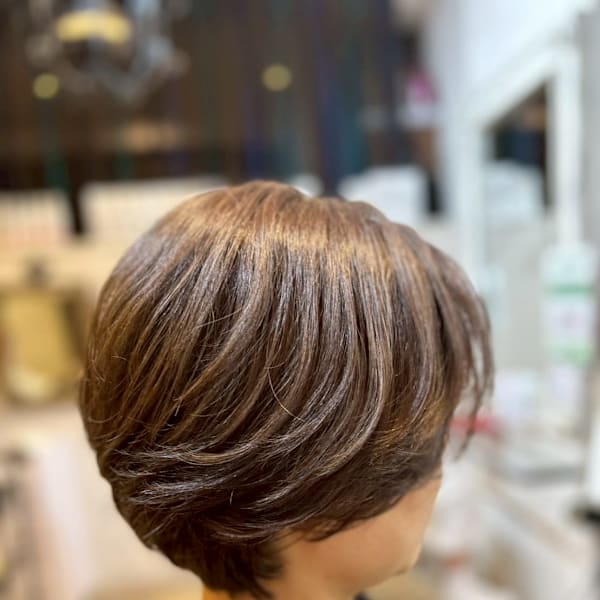 【大人女性へ♪】隠すだけではない、オシャレにカラーを楽しむ白髪染めをご提案致します！|RizE hair