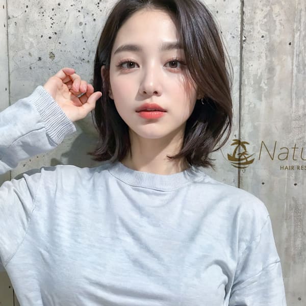 ★新発想★カット＋トリキュアトリートメント￥8800|【全席半個室サロン】Natural 広島店