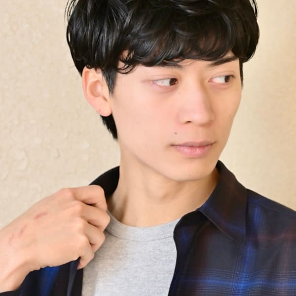 メンズニュアンスパーマが得意なサロン|5 SCENE AOYAMA