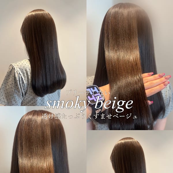 ワンカラーで透明感柔らか質感ベージュ|vision 赤坂