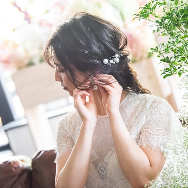 結婚式参列・成人式・卒業式にオススメのパーティーヘアセット☆早朝予約もOK!|【ヘアセット/レンタル・着付】ブライダルサロン プレストベル