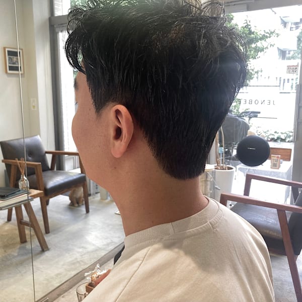 韓国風メンズカット × ダウンパーマ|JENOBEE