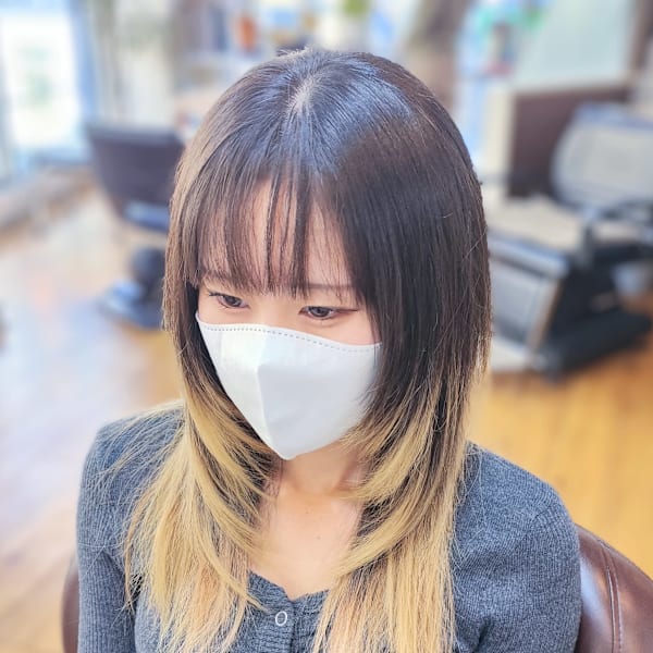 ・Ｗカラー￥21000〜／・コスメパーマ￥9900　　　　　／・カット￥4200|ヘアー&エステ EM’S 【町屋】