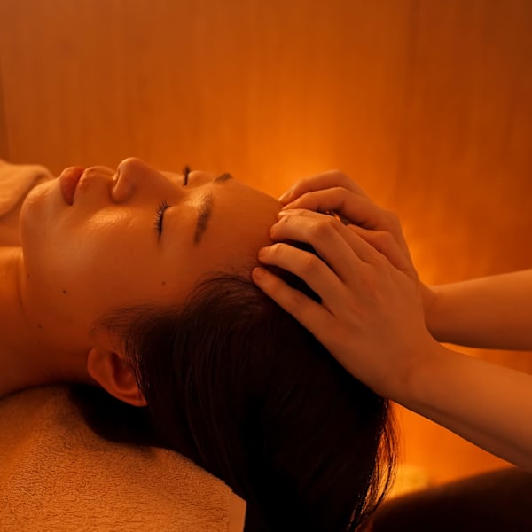 <ストレス解消◎><ドライヘッドスパ>☆オールハンド☆クセになる気持ちよさをご体感ください!|アロマオイルリンパマッサージ蒼流ヘッドスパ/肩こり/むくみ/足ツボ