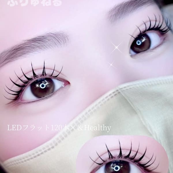 心斎橋駅近。LEDまつエク導入で自然に映える目元を叶えるサロン|ふんわり眉毛とLEDマツエクの専門店 ぷりゅねる 心斎橋【まつげパーマ/パリジェンヌ】