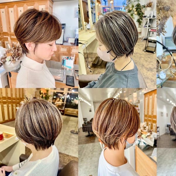 ショートヘアのカットが得意なサロン|YURAGIfromYUIMARL