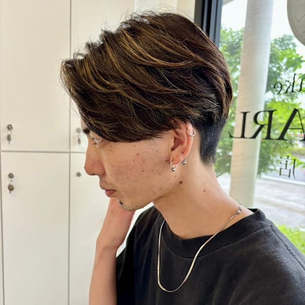 再現性・もちが良いカットが得意なサロン|メンズヘアサロン YUIMARL SLOW 倉敷店 メンズパーマ×メンズブリーチ