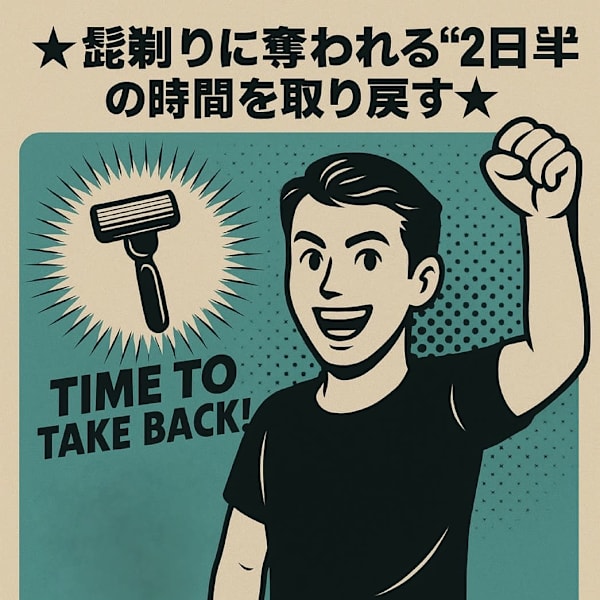 髭剃りに奪われる“2日半”の時間を取り戻す|Mimiron Beauty
