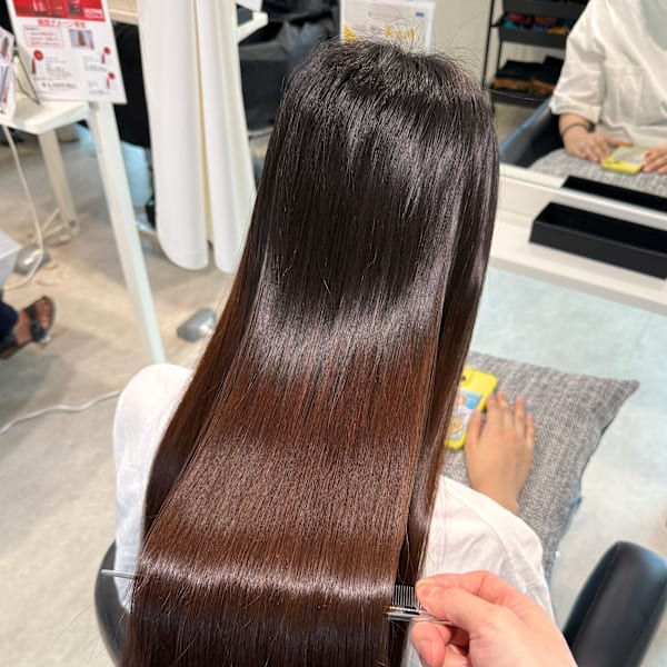 髪質改善ストレートその後|iro I hair