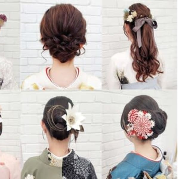 着付けからヘアメイクまでトータルでお任せできるのが嬉しい◎七五三の着物(訪問着)や浴衣の着付け等シー|ヘアセット・メイク・着付け 専門サロン M.beauty