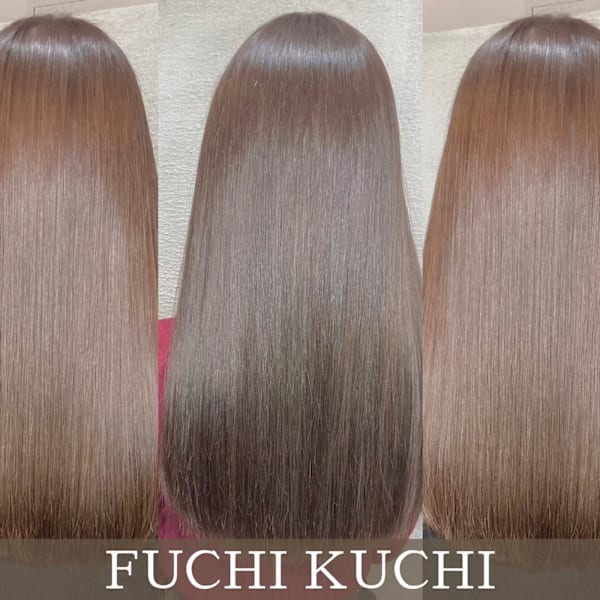 【縮毛矯正・ストレート】水素トリートメント系髪質改善を導入！カラーとも相性GOODで鮮やかなうる艶髪|FUCHI KUCHI amati 豊中店