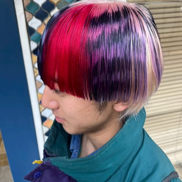 推しへの愛を髪に込める!アニメヘアや概念カラーで、推し活をもっと楽しく。|Re.(by INK.) 渋谷 ハイトーン/ウルフカット/デザインカラー/髪質改善