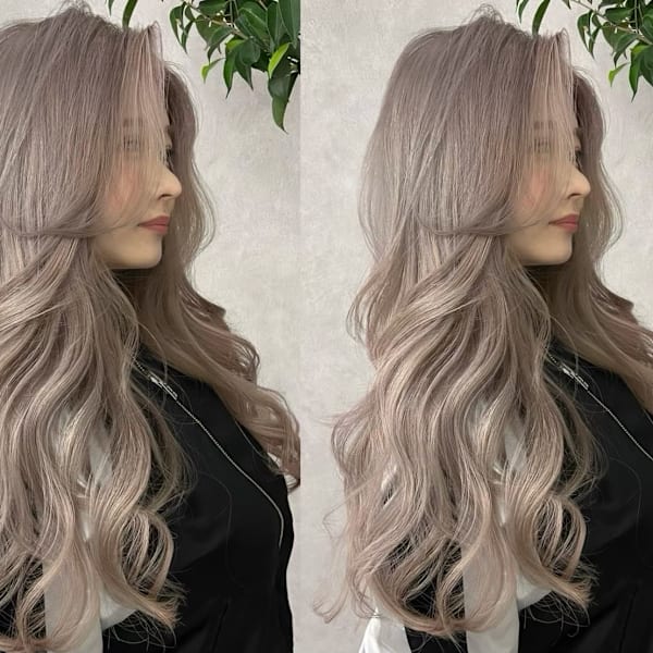 《透明感で魅せるハイトーン》ハイトーングレージュでつくる洗練されたメンズカラー|LOWRL 渋谷