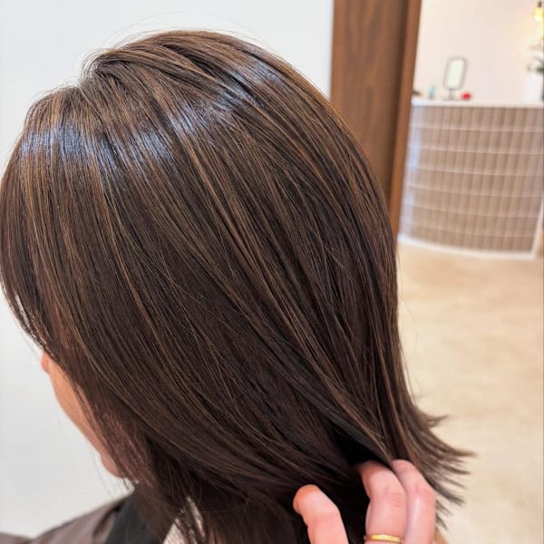 グレイカラー・白髪カバーが得意|半個室型美容室 Sourire 野芥店