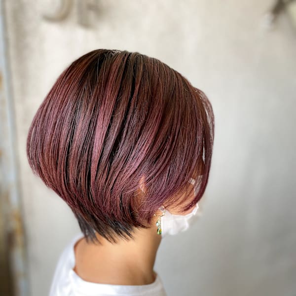 再現性の高いショートカットはミリ単位でこだわりを。毎朝のスタイリングも簡単◇|Maison de blue