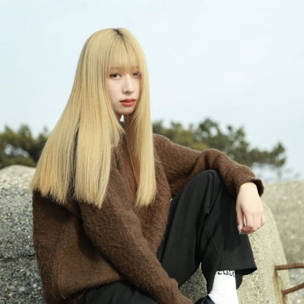 ハイトーン×高配色×デザイン提案◎周りと差がつく、最旬トレンドヘアスタイルに◇|Maison de blue