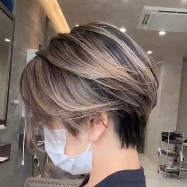 《ダメージレス&おしゃれ透明感》柔らかく自然な明るさで差がつくバレイヤージュで外国人風スタイル|HAIR&MAKE UNIXIS 利府店 塩釜 多賀城 岩切