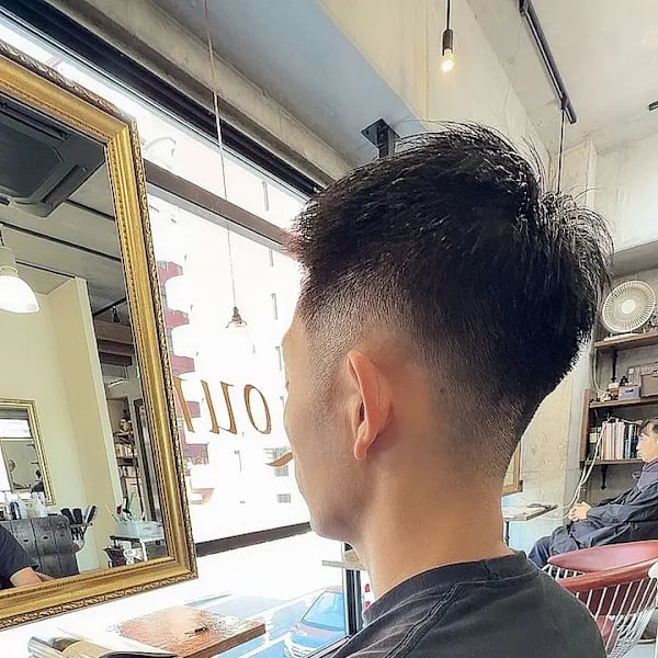 スーツに合うフェザーカット|Lourdes hair design