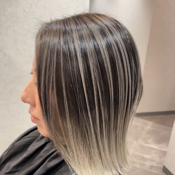 有名店技術とセンスで叶える!透明感あふれる外国人風カラー&質感。|Labimani