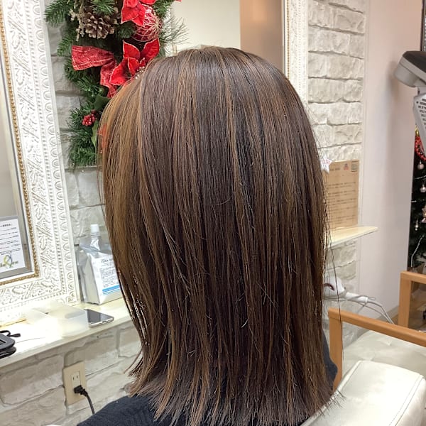 【御新規様】【11月限定】カット+顔周り縮毛矯正(薬剤選定いたします)¥15400|AFAN Riche