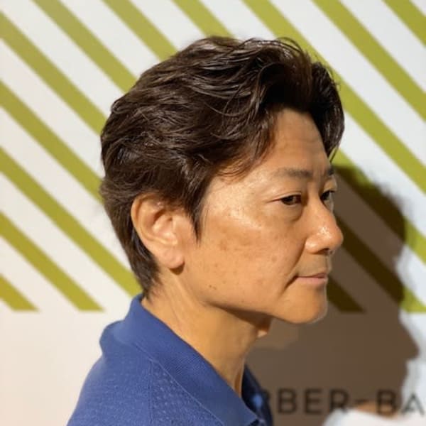 メンズカジュアルが得意なサロン！旬のメンズパーマスタイルをご提案！|BARBER-BAR 四谷店