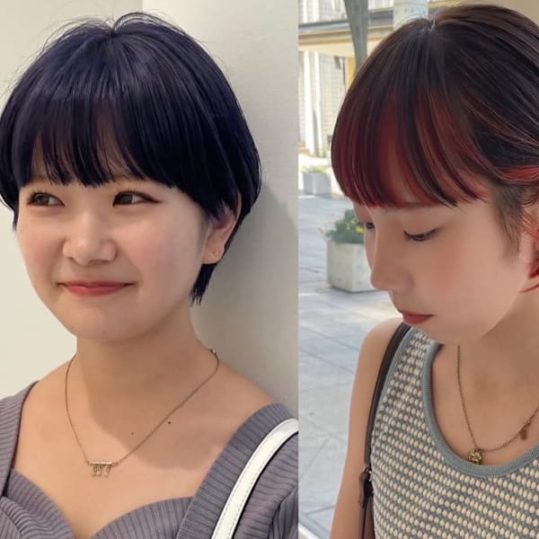 ショートカット&ショートボブが得意なサロン★カットカラー7000円～“透明感×ツヤ”|Nought etre 西金沢