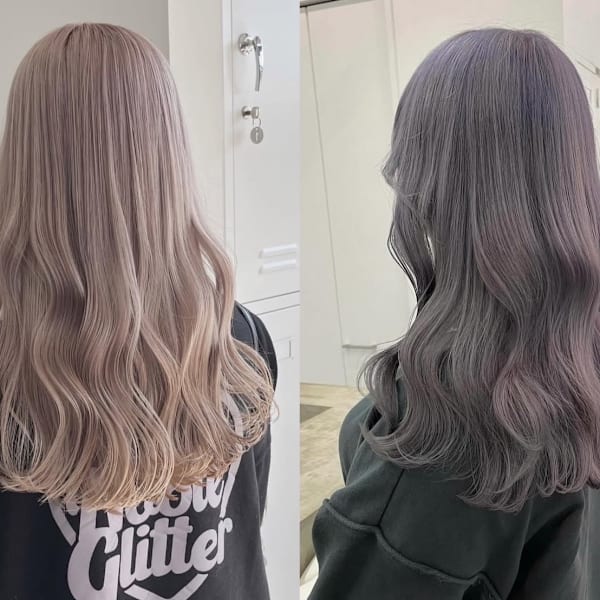 ダブルカラーが得意なサロン★ブリーチ+カラー+カット14000円～“高発色×ツヤ”|Nought etre 西金沢