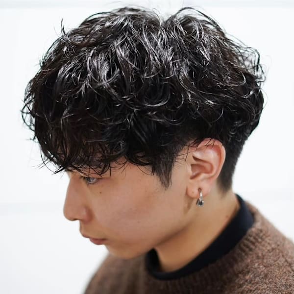 ニュアンスパーマが得意なサロン/カットパーマ7500円~|BOB men’s 金沢 メンズサロン/カット/パーマ/バーバー/眉毛/ブリーチ