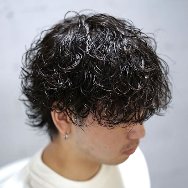 スパイラルパーマが得意なサロン/カットデザインパーマ9000円~|BOB men’s 金沢 メンズサロン/カット/パーマ/バーバー/眉毛/ブリーチ
