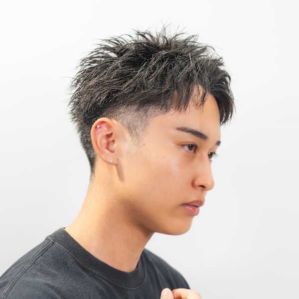 ビジネスシーンにぴったりのアップバングショート＊清潔感バッチリ◎|メンズサロンTect by Ash吉祥寺